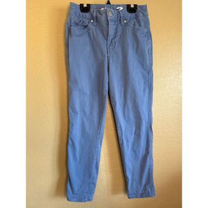 7 For All Mankind High Rise Skinny Crop Denim Jeans Womens 6 Light Blue